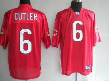Cheap Chicago Bears 6 Jay Cutler red Jerseys For Sale