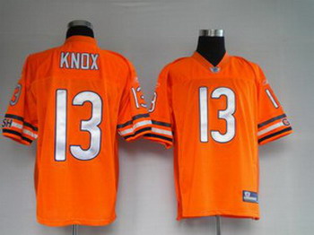 Cheap Chicago Bears 13 Johnny Knox orange Jersey For Sale