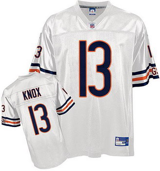 Cheap Chicago Bears 13 Johnny Knox White Jersey For Sale