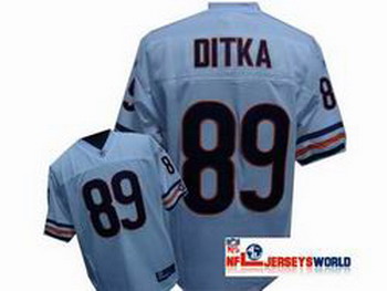 Chicago Bears 89 Mike DITKA white Jersey