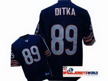 Chicago Bears 89 Mike DITKA blue Jersey