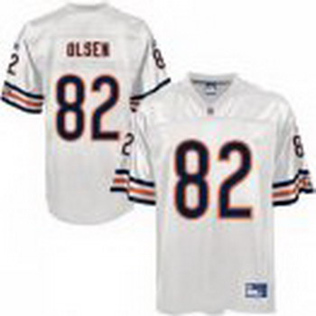 Chicago Bears 82 olsen White Jersey