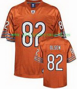 Chicago Bears 82 olsen Orange Jersey
