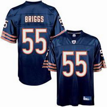 Chicago Bears 55 Lance BRIGGS blue Jersey