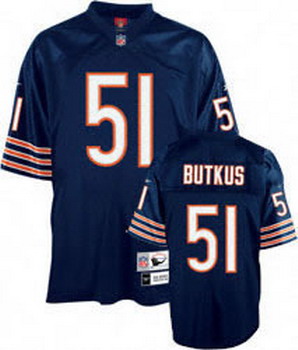 jerseys Chicago Bears 51 BUTKUS blue throwback jerseys