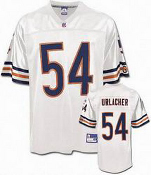 Chicago Bears 54 URLACHER throwback white jerseys