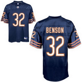 Chicago Bears 32 Cedric Benson blue