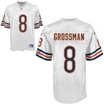 Chicago Bears 8 Rex Grossman White
