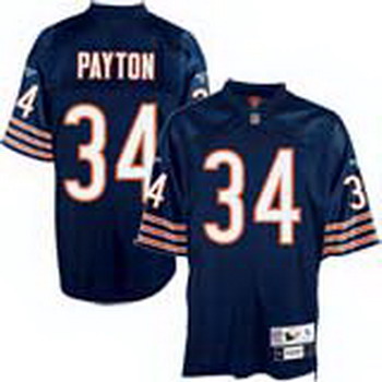 Chicago Bears 34 Walter Payton blue Throwback