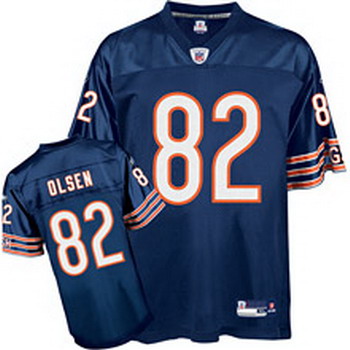 Cheap Chicago Bears 82 Greg Olsen blue Jersey For Sale