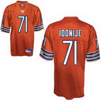 Chicago Bears 71 Idonije orange Jersey