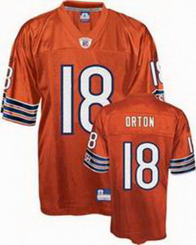 Chicago Bears 18 Kyle Orton orange Jersey