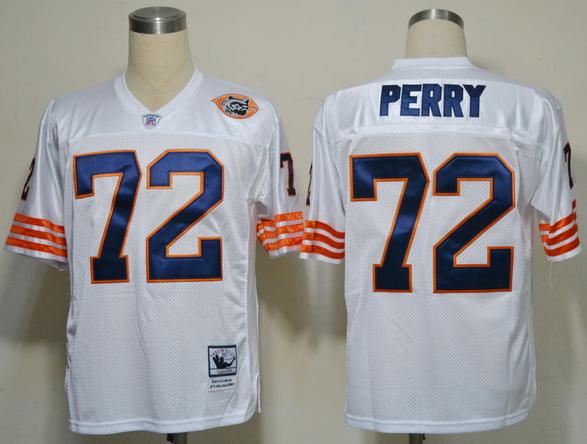 Cheap Chicago Bears 72 William Perry White Throwback NFL Jerseys For Sale