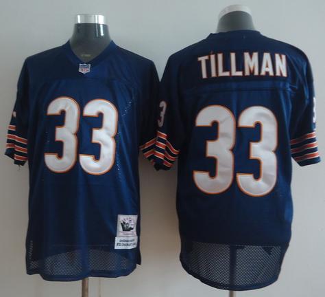Cheap Chicago Bears 33 Tillman Blue M&N Throwback NFL Jerseys For Sale