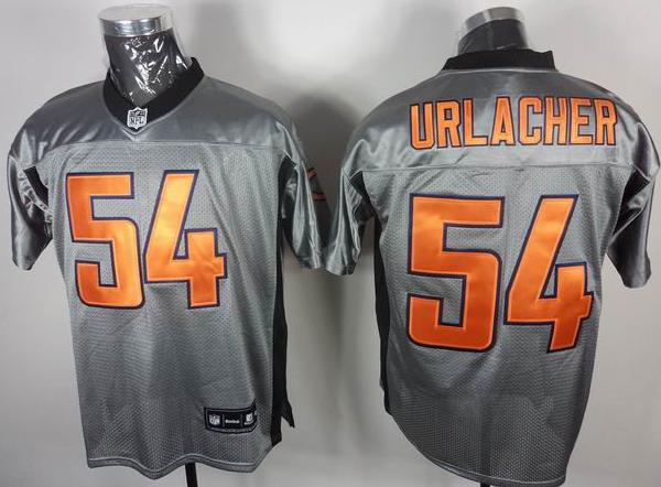 Cheap Chicago Bears 54 Brian Urlacher Grey Shadow NFL Jerseys For Sale