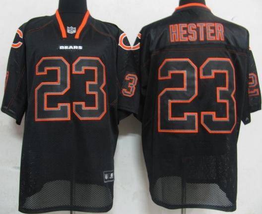 Cheap Chicago Bears 23 Hester Lights Out BLACK Jerseys For Sale