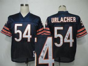 Cheap Chicago Bears 54 Brian Urlacher Blue Throwback M&N Signed NFL Jerseys For Sale