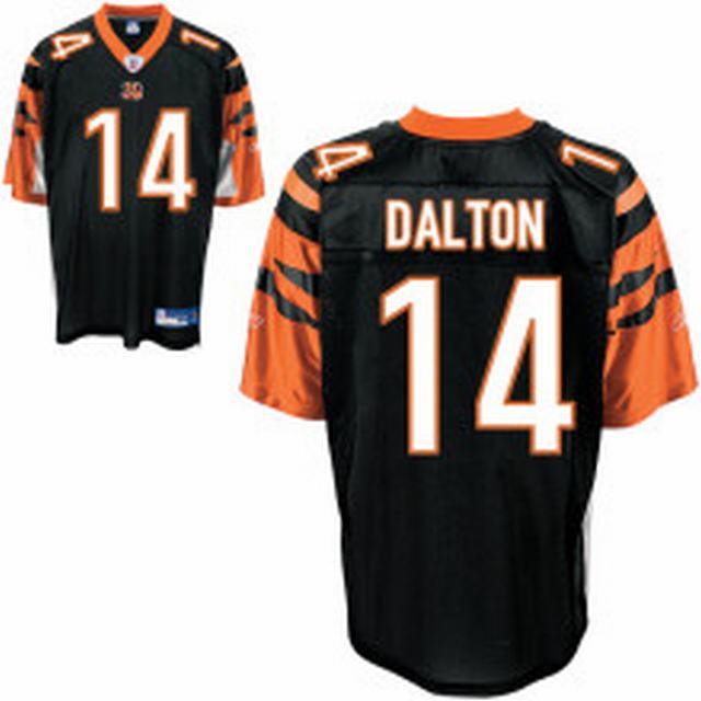Cincinnati Bengals 14 Andy Dalton Black NFL Jerseys