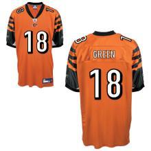 Cincinnati Bengals 18 A.J.Green Orange Jersey