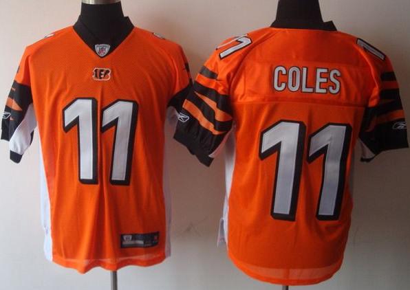 Cheap Cincinnati Bengals 11 Coles Orange Jersey For Sale