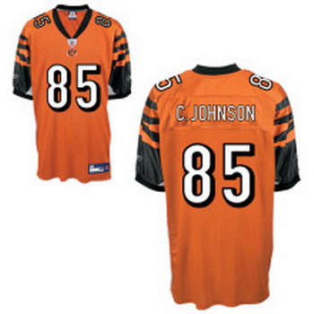 Cheap Cincinnati Bengals 85 Chad Johnson orange Jersey For Sale