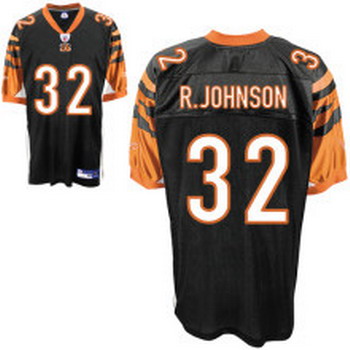 Cheap Cincinnati Bengals 32 Rudi Johnson black Jersey For Sale