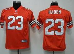 Cleveland Browns 23 Joe Haden orange Jerseys