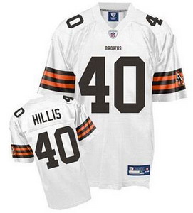 Cleveland Browns 40 Peyton Hillis Jersey white