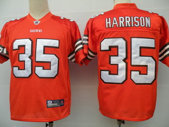 Cleveland Browns 35 Jerome Harrison orange Jerseys