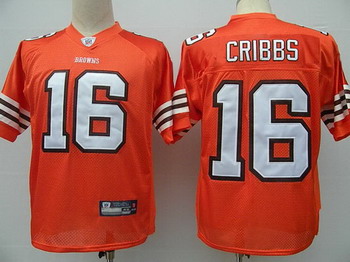 Cheap Cleveland Browns 16 Josh Cribbs Orange Jerseys For Sale
