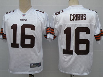 Cheap Cleveland Browns 16 Joshua Cribbs White Jerseys For Sale