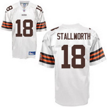 Cheap Cleveland Browns 18 Donte Stallworth White For Sale