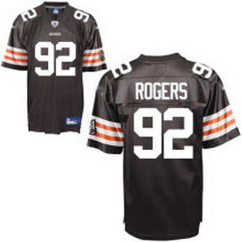 Cheap Cleveland Browns 92 Shaun Rogers team color For Sale
