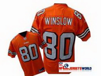 Cheap Cleveland Browns 80 Kellen Winslow orange For Sale