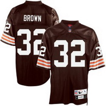 Cheap Cleveland Browns 32 Jim Brown throwback Jersey For Sale
