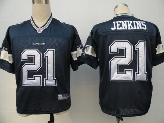 Cheap Dallas Cowboys 21 Jenkins Blue NFL Jerseys For Sale