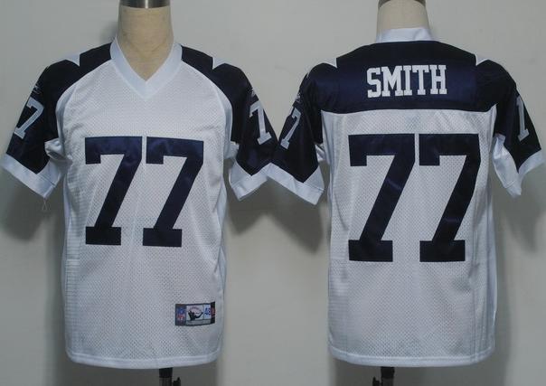 Dallas Cowboys 77 Smith White THANKSGIVINGS NFL Jerseys