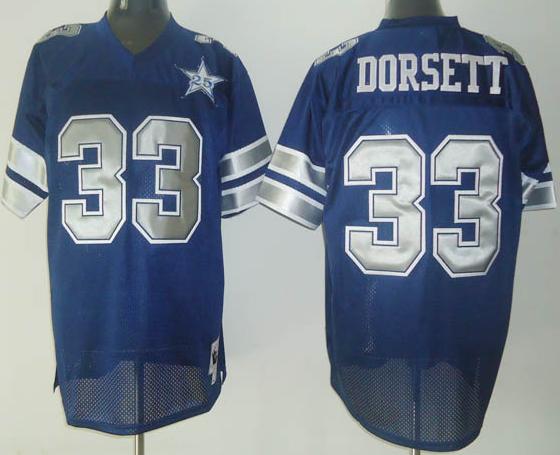 Cheap Dallas Cowboys 33 Tony Dorsett 1984 M&N Blue Jersey For Sale