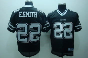 Dallas Cowboys 22 E.Smith Black Jerseys