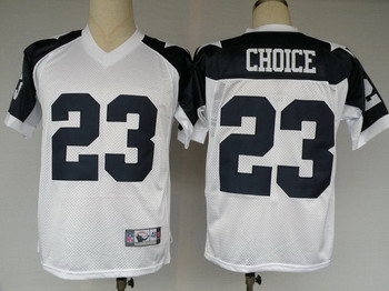 Cheap Dallas Cowboys jerseys 23 Tashard Choice White Thanksgiving jersey throwback For Sale