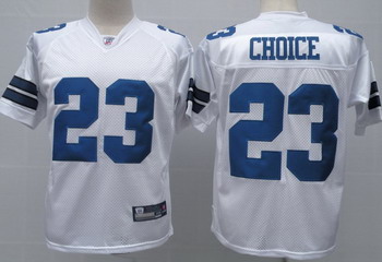 Cowboys 23 Tashard choice white Jersey