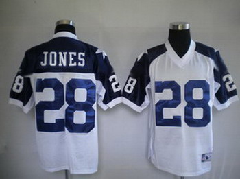 Dallas Cowboys 28 Felix Jones white THANKSGIVINGS