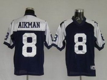 jerseys Dallas Cowboys 8 aikman blue thanksgivings Jerseys