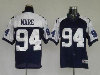 Cheap jerseys Dallas Cowboys 94 DeMarcus Ware blue thanksgivings jerseys For Sale