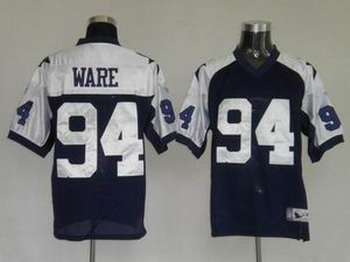jerseys Dallas Cowboys 94 DeMarcus Ware blue thanksgivings jerseys