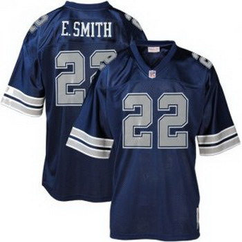 Cheap Dallas cowboys 22 ESMITH blue jerseys For Sale