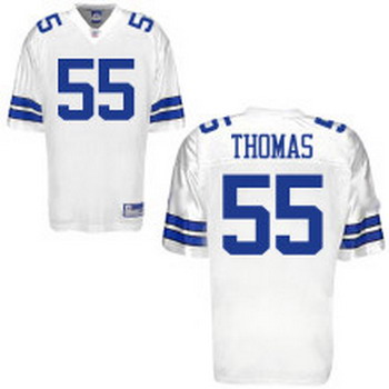 Cheap Dallas Cowboys 55 Zach Thomas White Jersey For Sale