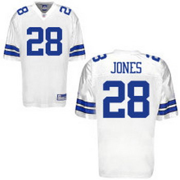 Dallas Cowboys 28 Felix Jones White Jersey