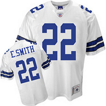 Dallas Cowboys 22 E.Smith White Jersey