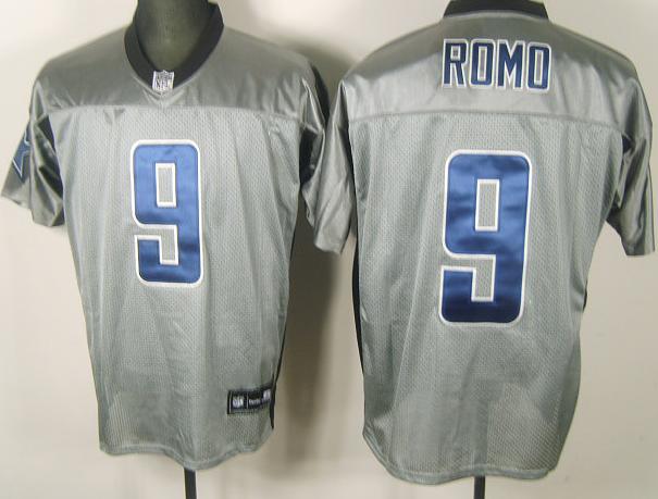 Dallas Cowboys 9 Tony Romo Grey Shadow NFL Jersey